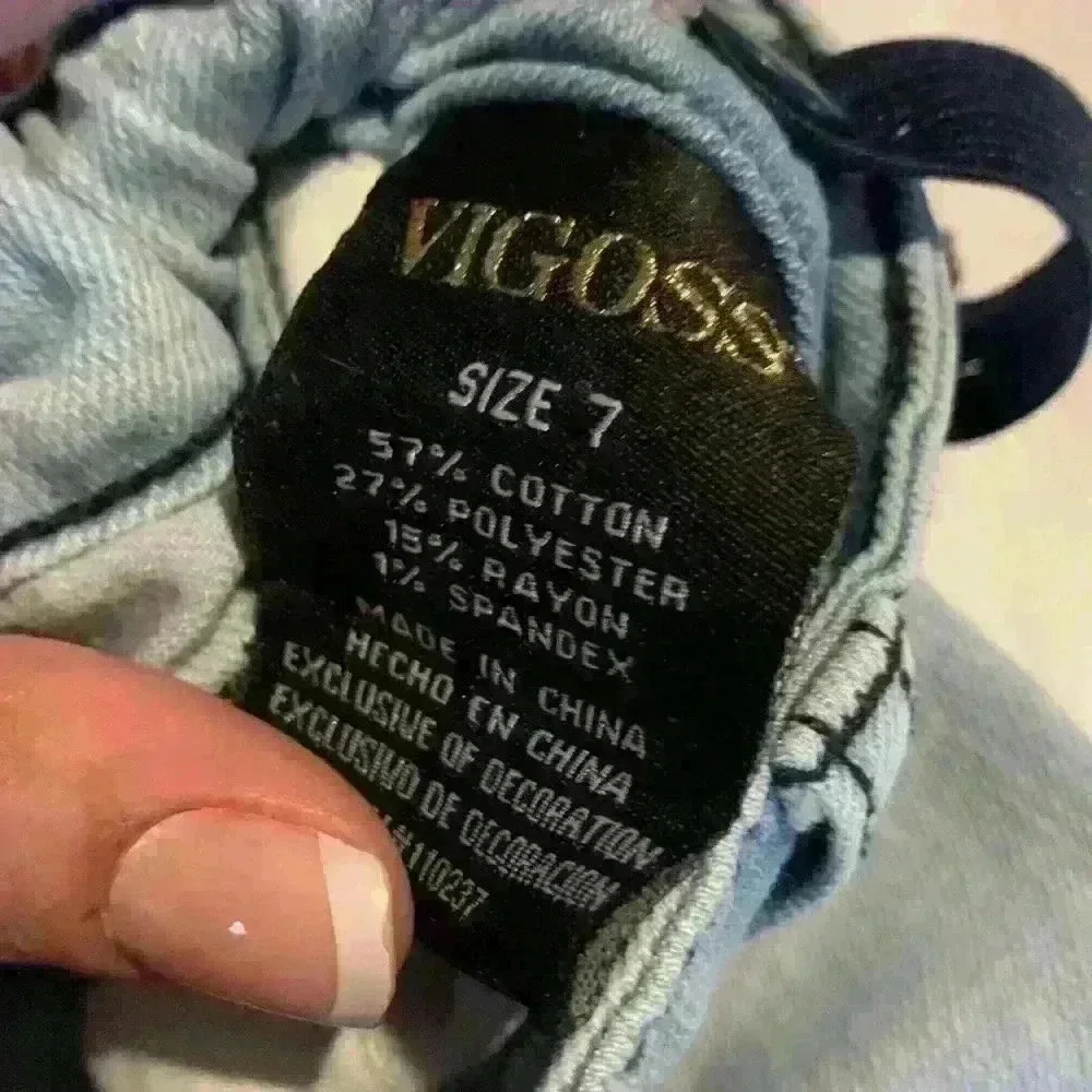 Vigoss girl jeans size 7